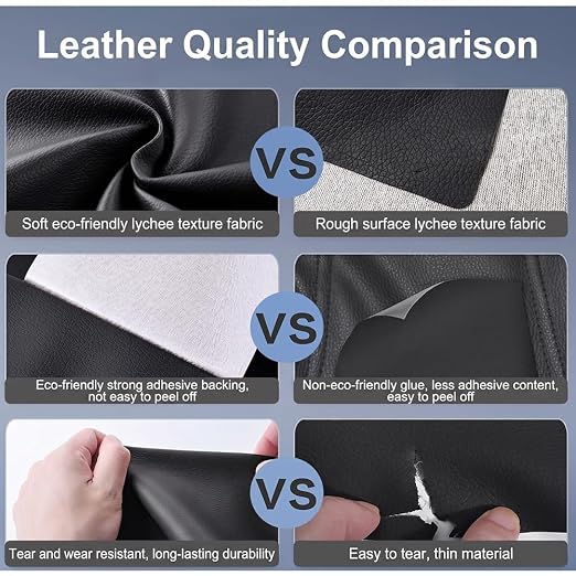 Royal Blue Leather Repair Tape Kit,7.9x59 in Repair Kit for Furniture,Car Seat, Couch,Upgraded Strong Self Adhesive Leather Patch for Sofas,Furnitures