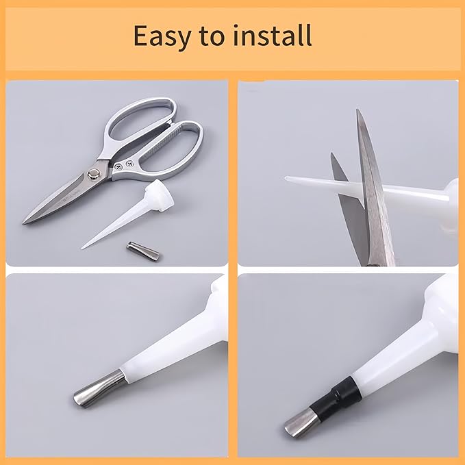 Caulk Finisher Kit Stainless Steel Caulking Nozzle Tips Reusable Caulking Nozzle Coating Caulking Tool Kit Replacement 14pc