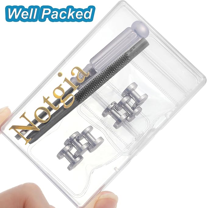 Notgia 6 Sets 10x6MM Brass Chicago Screws Rivets for Leather Binding Screws Studs Purse Hardware Spikes and Studs for Repair Decorate Clothing Shoes Belt Collar Leather Craft (Silver)