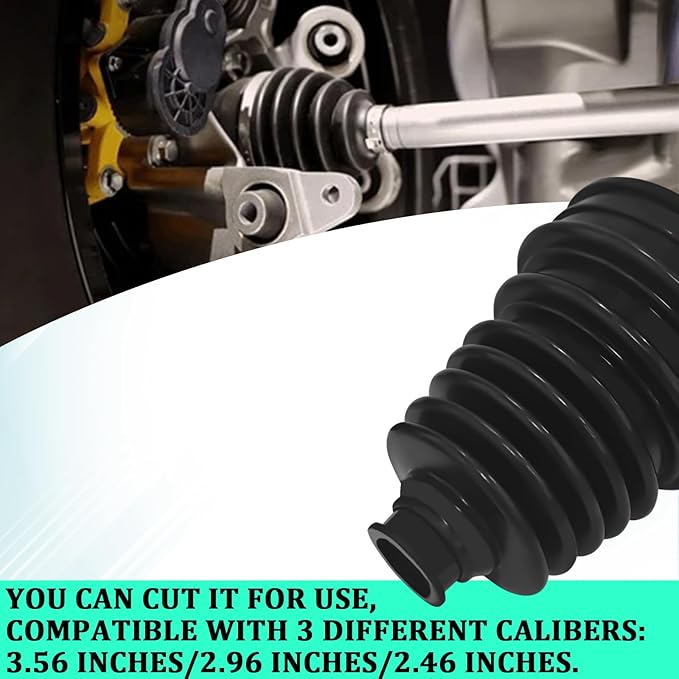 2PCS CV Axle Boot Repair Kit with Expander Tool, 4 Stainless Steel Clamps and 6 Cable Ties, Universal CV Joint Split CV Boot Repair Kit for 19mm to 24mm Drive Shaft & Chassis Protection
