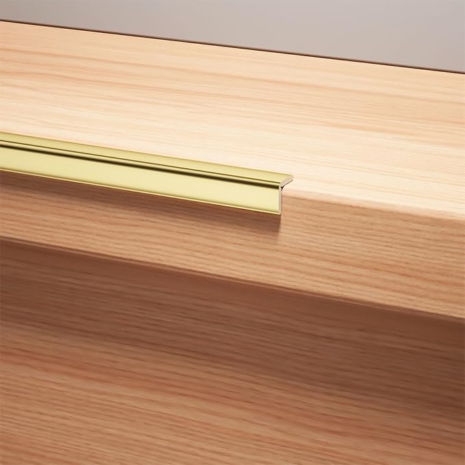 26 Feet Flexible Corner Protector Trim Molding 0.8 in Width Peel and Stick Molding 90 Inside & Outside Corner Guards Trim for Tile and Wall Edges Gaps, Furniture and Wall Repair-Gold