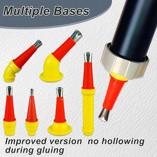 Upgrade Caulking Nozzles Tips Caulk Finisher Kit Caulk Gun Tips with Connection Bases Replacement with Brush