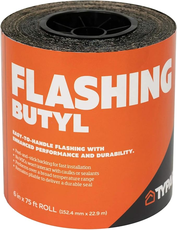 Typar Butyl Flashing Tape - 4" W x 75' L