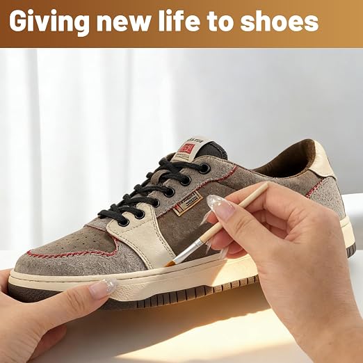 Shoe Glue Heavy Duty,Shoe Sole Repair Adhesive,Clear, Waterproof, high Strength, Strong Shoe Glue for Sneakers, Leather Shoes, Hiking Shoes, Boots, Sandals, 1oz.