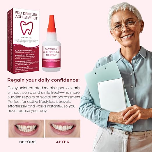 Dental Lab Fast-Setting Instant Bonding Glue for Dentures & Lab Tools – 15-60 Sec Crack Repair & Gap Filling | Long-Lasting Hold (Days to Weeks) – 1oz
