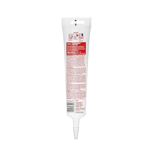 Loctite Polyseamseal Tub & Tile Adhesive Caulk Almond, 5.5 Fl Oz, Squeeze Tube
