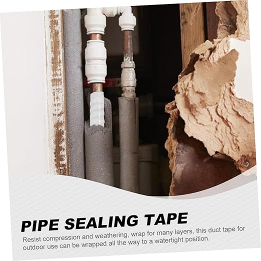MAGICLULU Flexible Waterproof Rubberized Repair Tape Heavy Duty Sealant for Plumbing Outdoor Use and Leak Repairs 3 Meters for Pipes Buckets and Gaps
