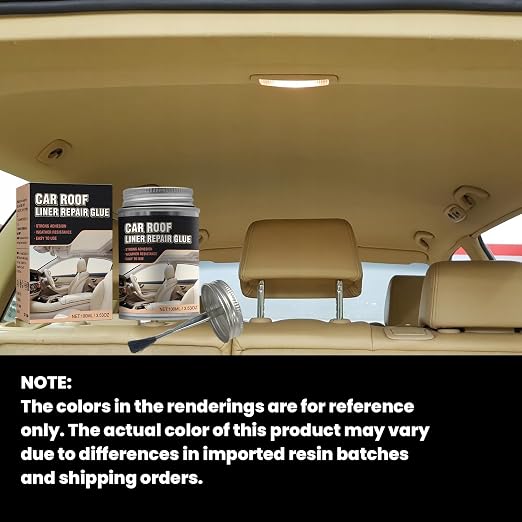 Car Headliner Repair Adhesive - Upholstery & Roof Liner Quick Fix Glue | Strong Bond for Fabric, Leather, | Professional Strength Automotive Interior Adhesive 100ml1pc