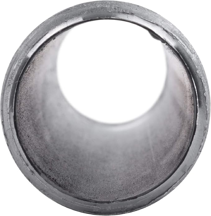 PIPE DÉCOR 1/2” x 9” Malleable Cast Iron Pipe Nipple, Pre-Cut Connectors, Industrial Steel Grey Fits Standard Half Inch Black Threaded Pipes Nipples and Fittings, Build Vintage DIY Furniture, 6 Pack
