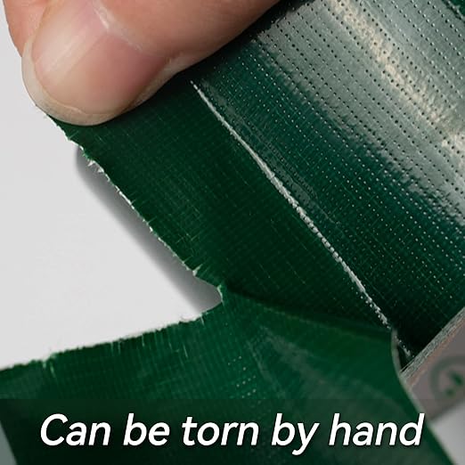 Reniteco Dark Green Duct Tape- 2 inches x 10 Yards, Waterproof & All-Weather, No Residue, UV Resistant, Heavy Duty for Car, Home & Outdoor Repairs, 1 Roll