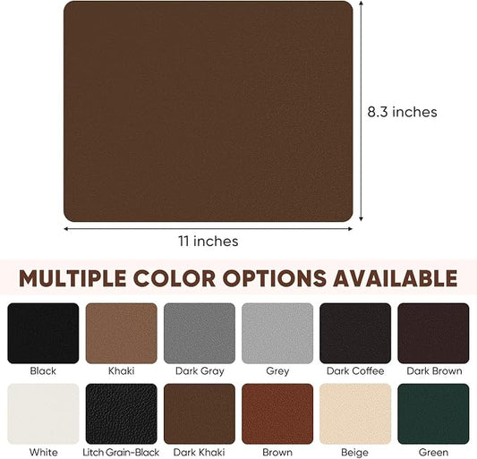 Leather Repair Patch Self Adhesive,8.3″ x 11″ Vinyl Patch Kit,Leather Repair Kit for Furniture,Car Seat,Couch,Office Chair.(Dark Khaki)