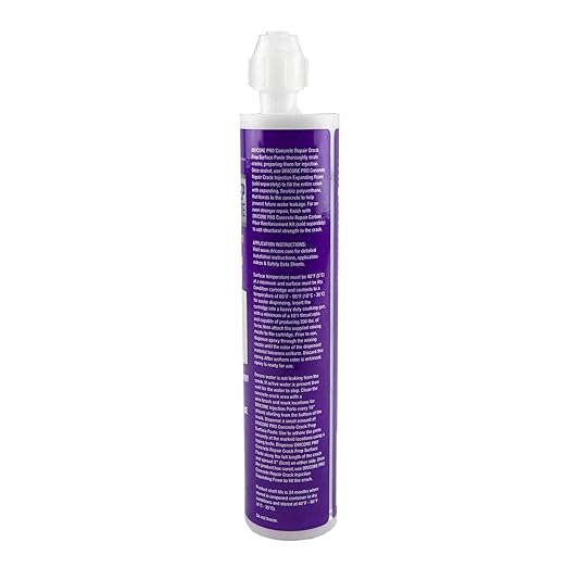 DRICORE PRO Concrete Repair Crack Prep Surface Paste (Step One) | Moisture Tolerant Preparation Epoxy for Sealing Indoor and Outdoor Cracks in Floors, Walls, and Basements