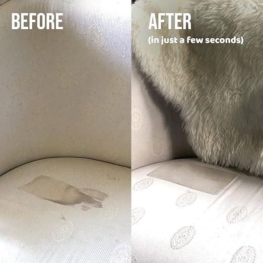 Instant MastaPlasta Suede Premium Repair Patch - Gray Suede - 4in x 2.4in (20cm x 10cm) - Self-Adhesive Suede Upholstery-Quality Patches for Sofas, Car Interiors, Bags, Shoes & More