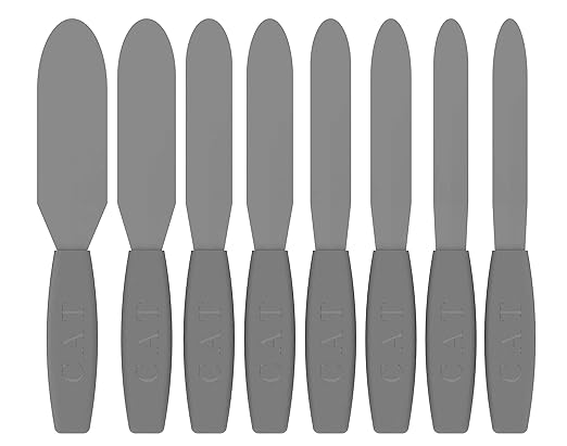 Albion Engineering 1058-G01 C.A.T. Spatula Set, Plastic, Pack of 8