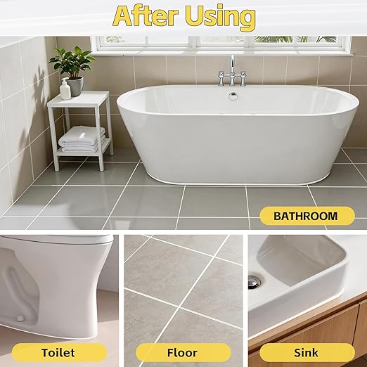 12pack Caulking Tool Kit, Multifunctional Caulk Remover Tool, Grout Removal Tool, Silicone & Grout Cleaner for Bathroom, Shower, Tile, Window, Household Caulk Kit(Yellow)