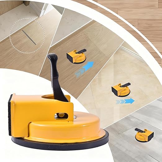 Laminate Floor Gaps Fixing Tool, Heavy Duty Suction Cup Closer Fixer, Vacuum Flooing Repair Gripper, High Performance Puller, for Tight Spaces Corners Hardwood Plank Wood Tile Deep Textures