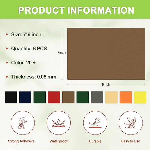 TIANLDD Waterproof Repair Tape for Boat Covers,Tents,Tarp,RV Awning,Fabric Repair Tape(Dark Coffee)