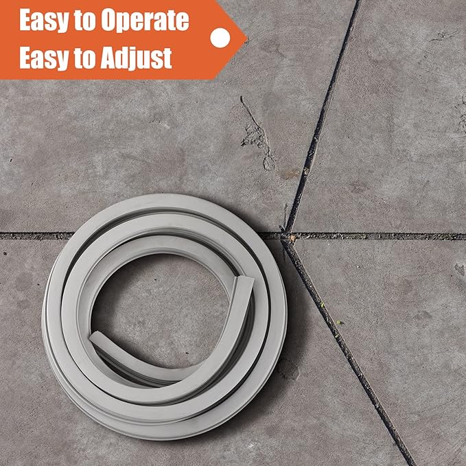 Kingdder Concrete Expansion Joint Filler Driveway Crack Filler Flexible EPDM Rubber Strip for Concrete Crack Repair Replacement Weather Aging Resistance Expansion Joint(1'' Wide, 120 ft Long)
