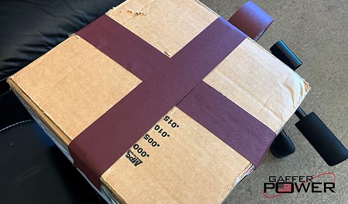 Gaffer Power Burgundy Gaffer Tape 2” x 30 Yards – No Residue, Premium Color, Made in USA, Matte Non-Reflective Cloth Tape for Stage, Events & Cable Management