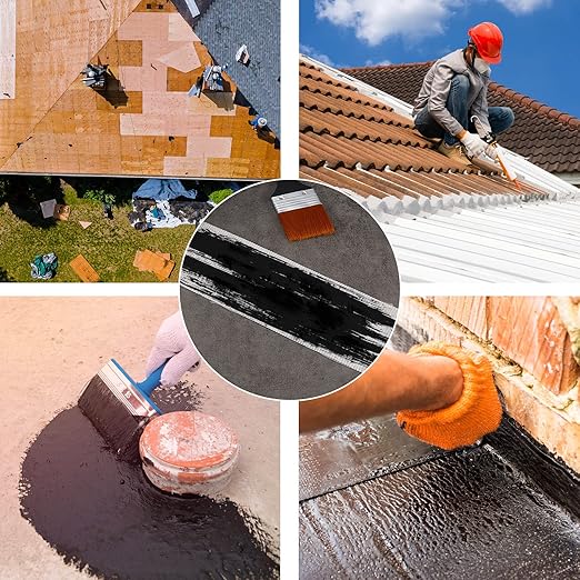 4 Inch x 98 Foot Textile Fiberglass Waterproofing Roof Tape Anti Fracture Membrane Fabric Sheet Reinforcing Mesh Fabric Liquid Drywall Tape Waterproofing Membrane for Shower Walls and Tile (4 Roll)