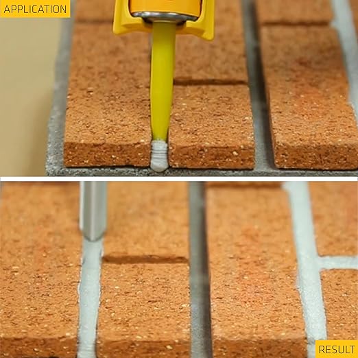 SIKA Sikaflex Mortar Fix - Limestone Polyurethane Sealant for Repairing Joints & Gaps in Mortar - 10.1 fl. oz - Flexible, Paintable, Textured for Seamless Blending (Pack of 12)