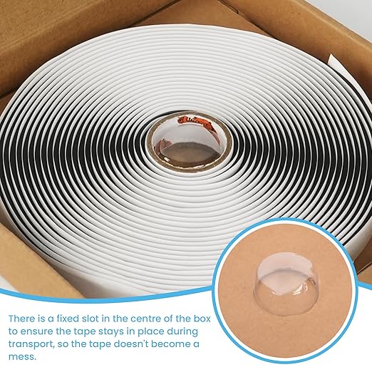 TAPEBEAR Black Butyl Tape RV Tape 3/4" x 30' x 1/8" Butyl Marine Sealant Tape, Window Glazing Putty Tape Double Sided Auto Butyl Window Sealant Caulking for Boat, EPDM Roof, Pool, 4Rolls