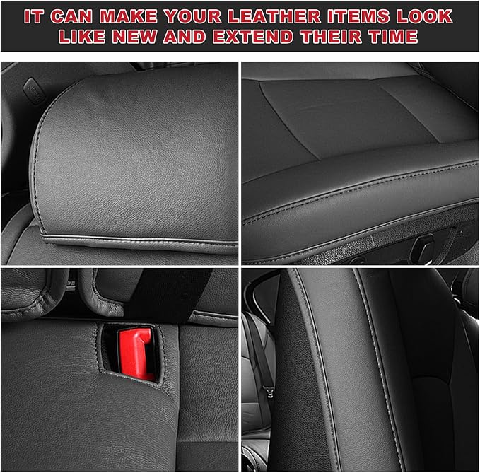 2 PCS Leather Repair Patch Tape, 4 x 8 Inch Self-Adhesive PU Vinyl Repair Patch Kit, Universal Waterproof DIY Leather Repair Tape for Car Seat Furniture Couch Chair (Gray)