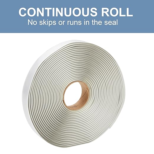 Dicor BT-1834-1 Butyl Seal Tape - 1/8" x 3/4" x 30' Repair Tape for RV, Trailer, Motorhome, Window, and Vent Sealing