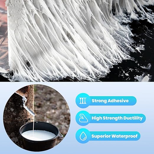 ADHES Upgrade Butyl Tape Waterproof Tape, 1.2mm Thick, 20 Rolls x 2 inch x 16 feet, Aluminum Foil Tape Butyl Sealant Tape for RV Repair,Window,Boat and Pipe Sealing,Glass & EDPM Rubber Roof Patching