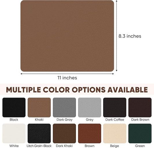 Leather Repair Patch Self Adhesive,8.3″ x 11″ Vinyl Patch Kit,Leather Repair Kit for Furniture,Car Seat,Couch,Office Chair.(Khaki)