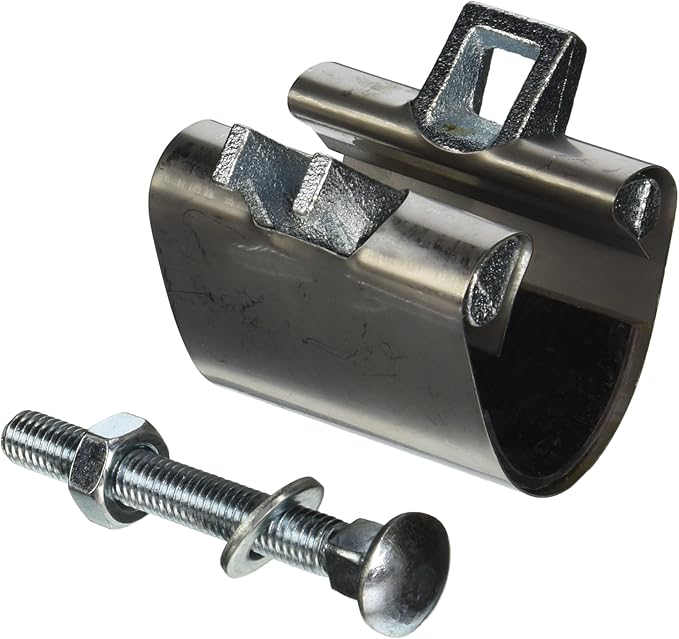 Eastman 1-1/2 Inch IPS Pipe Repair Clamp, 3 Inch Length, Stainless Steel, 45189