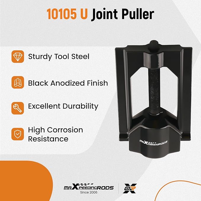 maXpeedingrods Heavy Duty U Joint Puller, Universal U-Joint Puller 10105, Automotive Class 1-3 Bearing Puller Tool for Car Truck