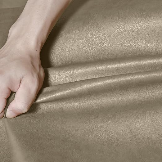 Self Adhesive Leather Repair Patch Kit, 31.4 in x 16 in Large Vinyl Leather Repair Tape for Furniture, Car Seat, Couch, Sofa, Chair Retro Khaki