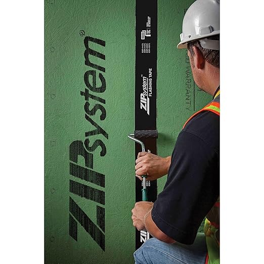 ZIP System Flashing Tape - Adhesive Flashing Tape - Advanced Acrylic Adhesive - Professional-Grade - Weather Protection - for Windows, Doors, & Rough Openings - 3.75" x 30' Roll