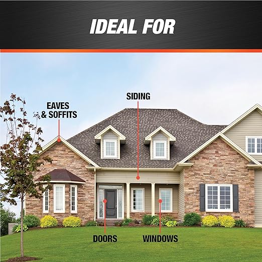 DAP Dynaflex Ultra Advanced Exterior Sealant,Light Gray,10.1 Oz (7079818219),(Pack of 6)