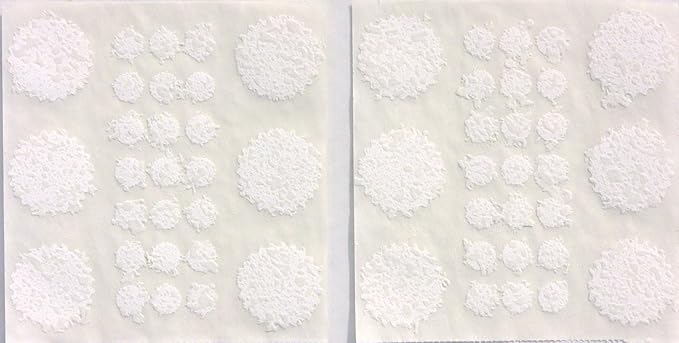 Stepsaver Products USA Made Mini Patch Textured Wall Repair Kit. Repair Nail and Wall Anchor Sized Holes (1) Pack Provides 54 Small Hole Repair Patches.