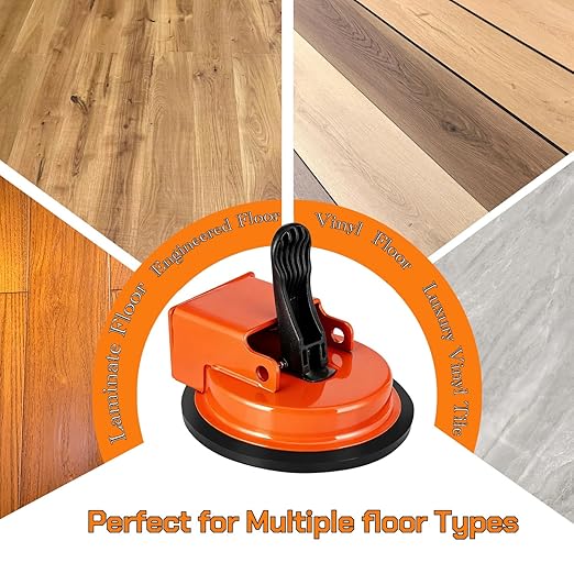Floor Gap Fixer Tool with Vacuum Suction Cup – Heavy Duty Floor Gap Puller for Laminate, Vinyl, Wood & Tile Flooring | Flooring Gap Repair Tool