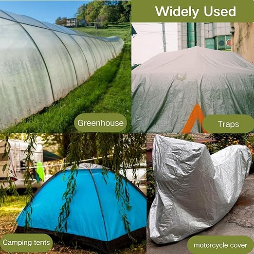 Greenhouse Repair Tape 8IN x 65FT, Greenhouse Plastic Tape Weather & UV Resistant Tent Repair Tape for Hoop House, Tarps, Outdoor Covering