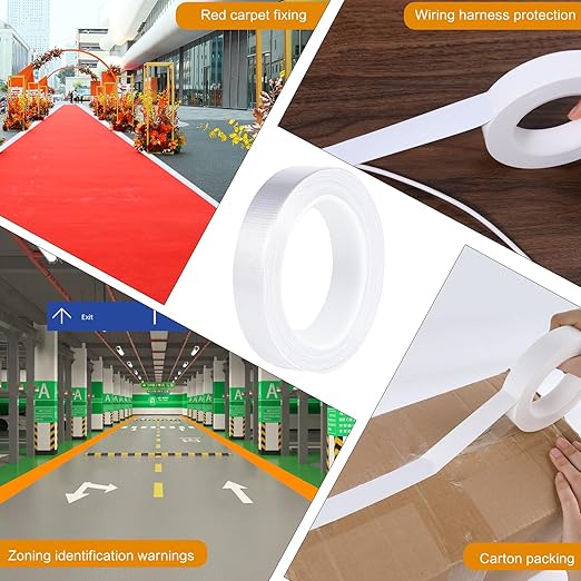 White Duct Tape 1 Inch x 33 Yards, Heavy Duty Waterproof Repair Tape, Straight Hand-Tear Cloth Tape for DIY Craft, Camping Gear, Home Maintenance & Packing