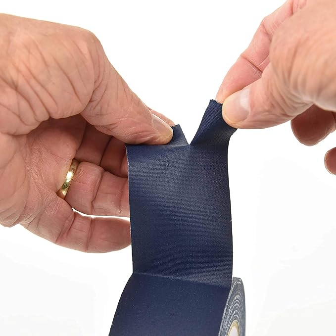 Gaffer Power Midnight Blue Gaffer Tape 2” x 30 Yards – No Residue, Made in USA, Professional Grade, Non-Reflective Matte Cloth Tape for Stage, Photography & Cable Management