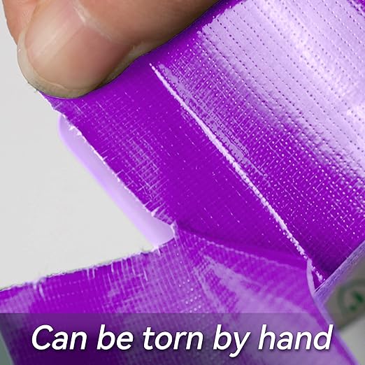 Reniteco Purple Duct Tape- 2 inches x 10 Yards, Waterproof & All-Weather, No Residue, UV Resistant, Heavy Duty for Car, Home & Outdoor Repairs, 1 Roll