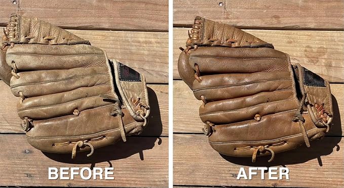 Meister Glove Butter - Golf, Baseball & Leather Glove Rejuvenator (6 oz) | Restores & conditions dry leather gloves by replenishing natural oils. Makes leather gloves soft and supple again