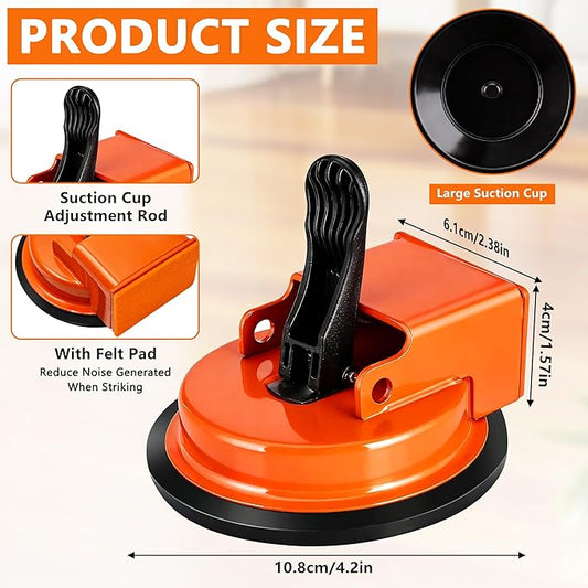 Floor Gap Fixer Tool, 2026 New Heavy Duty Floor Gap Fixer Tool with Enhanced Vacuum Suction Cup, Professional Flooring Gap Repair Tool for Laminate, Vinyl, Wood, Hardwood & Tile Flooring