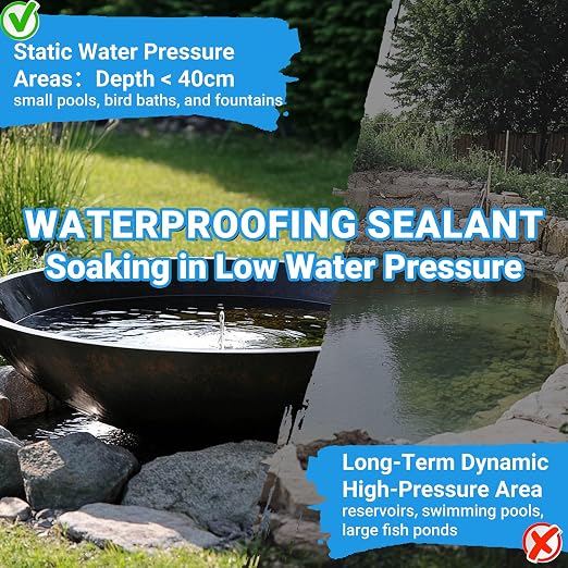 Rubber Liquid Waterproof Sealant, TUFINEIN 11 LB/5 KG Black Quick Drying Multi Surface Foundation Leak Repair - Roof Gutters Basement Sealer Waterproof - Indoor & Outdoor Flexible Rubber Paint