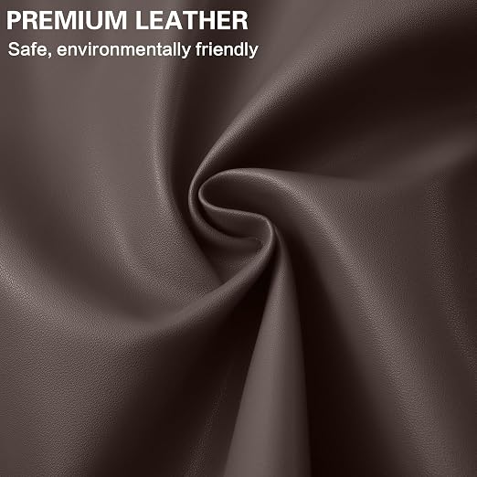 Self Adhesive Leather Repair Patch Kit, 31.4 in x 16 in Large Vinyl Leather Repair Tape for Furniture, Car Seat, Couch, Sofa, Chair Smooth DarkCoffee