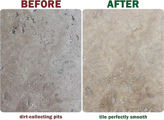 Travertino HQ Light Repair Kit Travertine Hole & Crack Filler with Tools (Light Stone Shade)