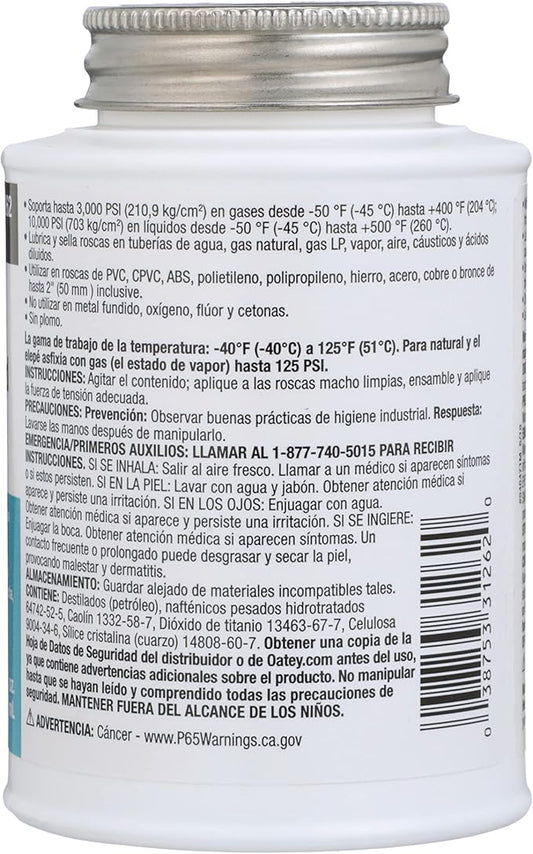 Oatey 31262 Great Blue Pipe Joint Compound, 8 fl.Ounce