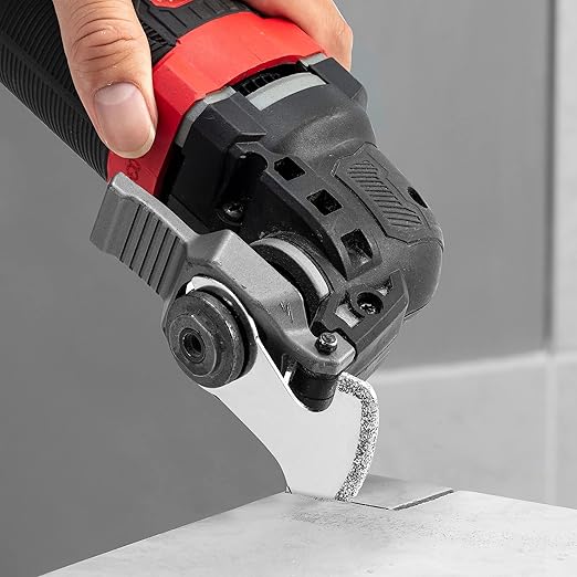 EZARC Oscillating Multi Tool Swing Diamond Blades, Diamond Oscillating Tool Blade, Mortar Cutting Saw Blades for Grout Removal DO57S, 3-Pack