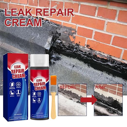 Waterproof Leak Repair Liquid, Waterproof Roof Leak Repair Sealers, Sealant Coating Quick Dry Wall Gap Filler, Invisible Water Proof Sealant for Roof Repairs//