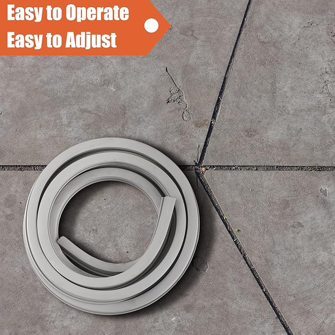Kingdder Concrete Expansion Joint Filler Driveway Crack Filler Flexible EPDM Rubber Strip for Concrete Crack Repair Replacement Weather Aging Resistance Expansion Joint(3/4'' Wide, 80 ft Long)